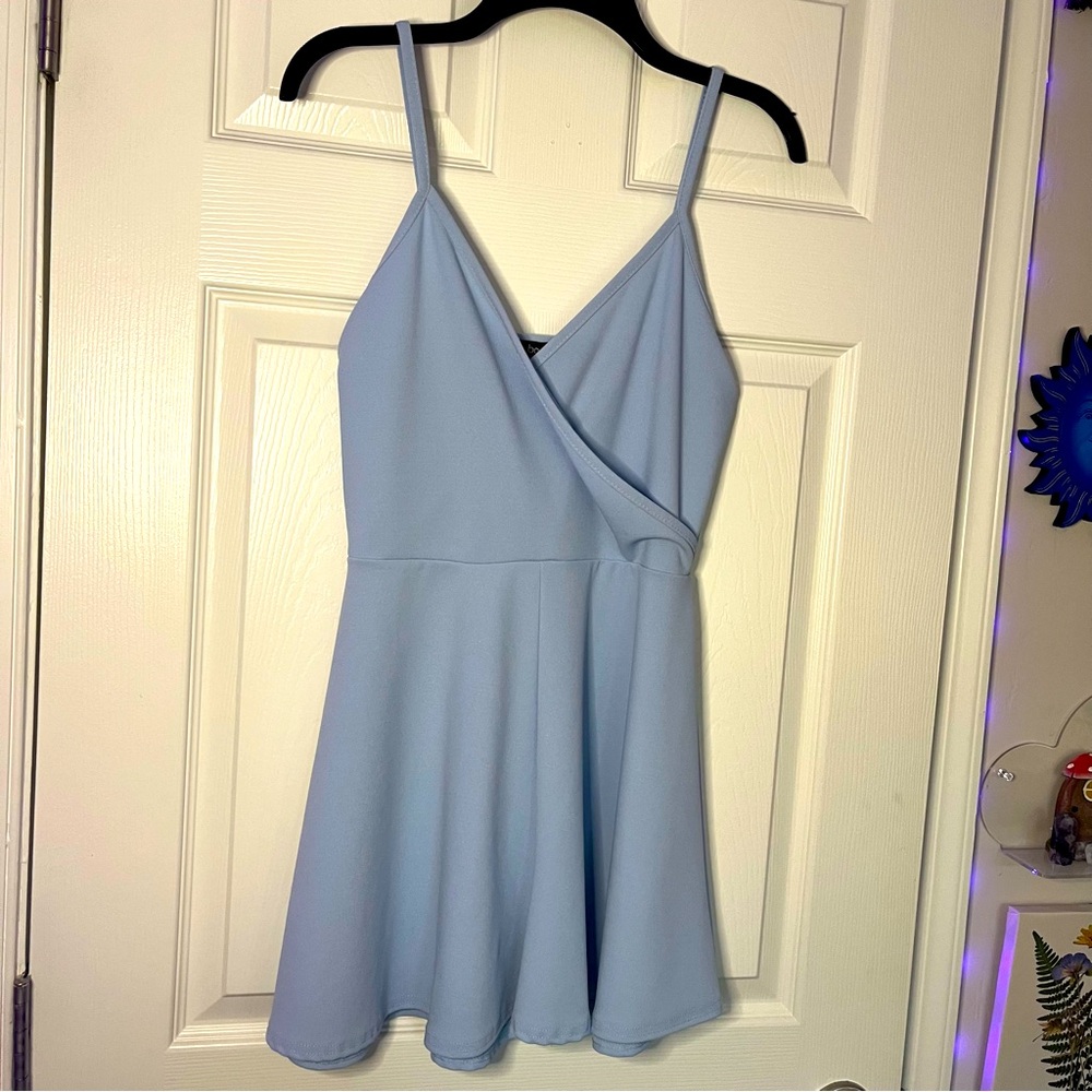 Baby Blue Romper
